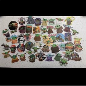 Baby yoda stickers